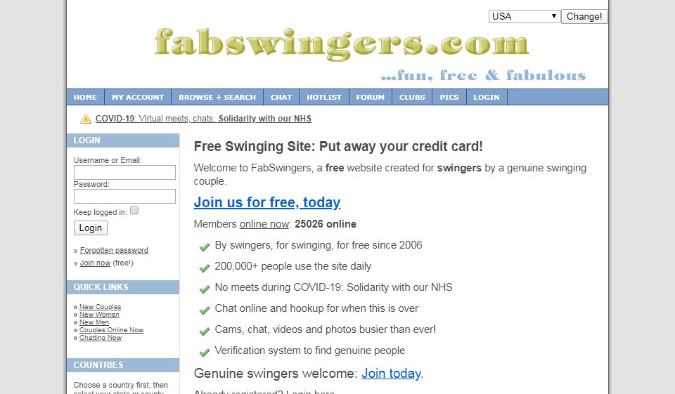 FabSwingers Review 2025